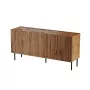 Kommode cama meble JUNGLE 152x40,5x74,5 cm — Eiche Wotan, schwarze Beine, Spanplatte