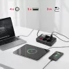 Steckdosenleiste MACLEAN MCE393 B — 4 Steckdosen, 3×USB, 110–240 V, 2500 W, 3 m Kabel, schwarz