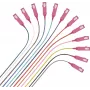 Netzwerkkabel Helos Faserpigtail 12 x SC OM4 50/125µm 2,0m Multicolor