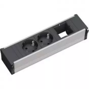 Power Extension Bachmann 912.003 Schwarz Silber