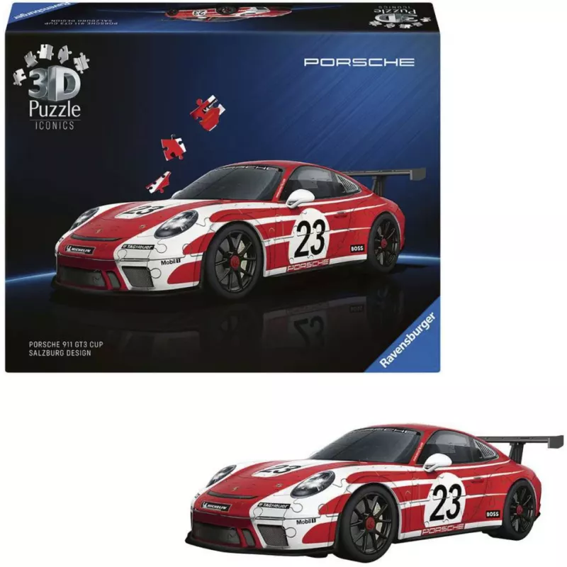 3D-Puzzle Ravensburger Porsche 911 „Salzburg Edition“ – Modellbausatz Sammlerstück (Ravensburger 12008038)