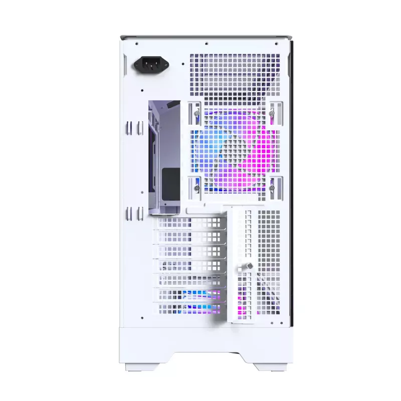 PC-Gehäuse Montech KING 45 PRO (W) — Weißer Midi-Tower für Micro-ATX / Mini-ITX