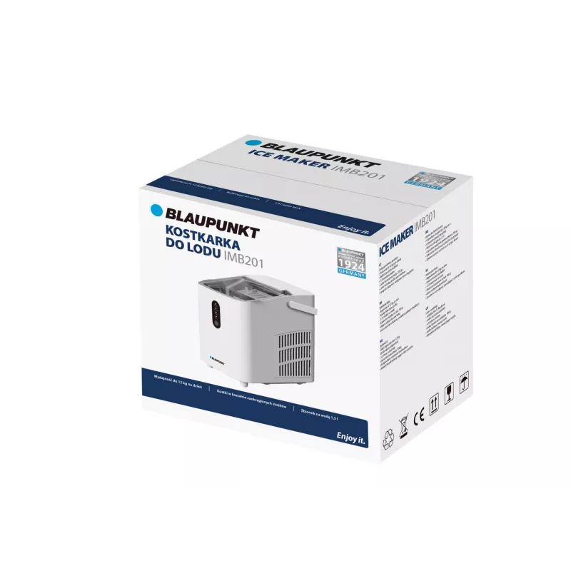 Eiswürfelbereiter BLAUPUNKT IMB201 kompaktes Design schnelle Eisproduktion