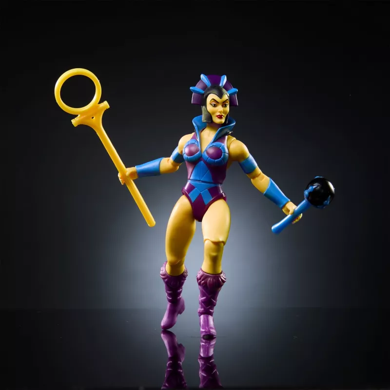 Bewegliche Spielfigur MATTEL Masters of the Universe Origins Evil-Lyn - Sammler-Actionfigur, bewegliche Gelenke