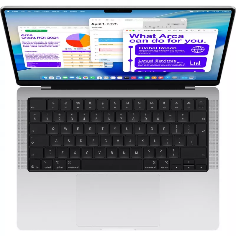 Apple MacBook Pro Space Black MDE04D/A - 35,6 cm (14 inch), M5 10-Core Chip, 10-Core GPU, 16 GB RAM, 512 GB SSD /ohne Netzteil