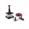 Manueller Lebensmittelzerkleinerer JATA HMAQ4505 Schwarz Bordeaux