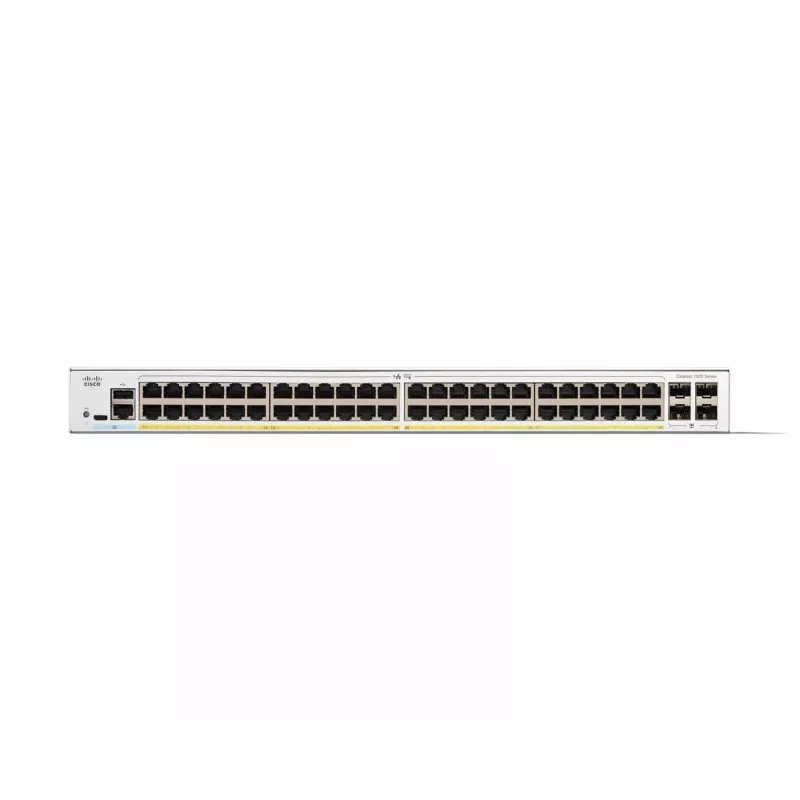 Managed Switch Cisco Catalyst 1300-48FP-4G 48 Port GE Full PoE 4x1GE SFP