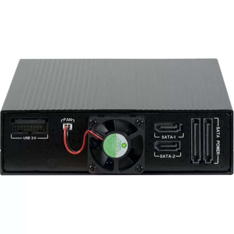 HDD-Dock INTER-TECH ST-7227U für 2,5-Zoll- und 3,5-Zoll-Laufwerke, USB 3.0 mit Type-C und Type-A