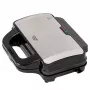 Sandwichmaker Adler AD 3043, 1300 W, Antihaftplatten, 2 Sandwiches, Kochfläche 285 × 152 mm, schwarz