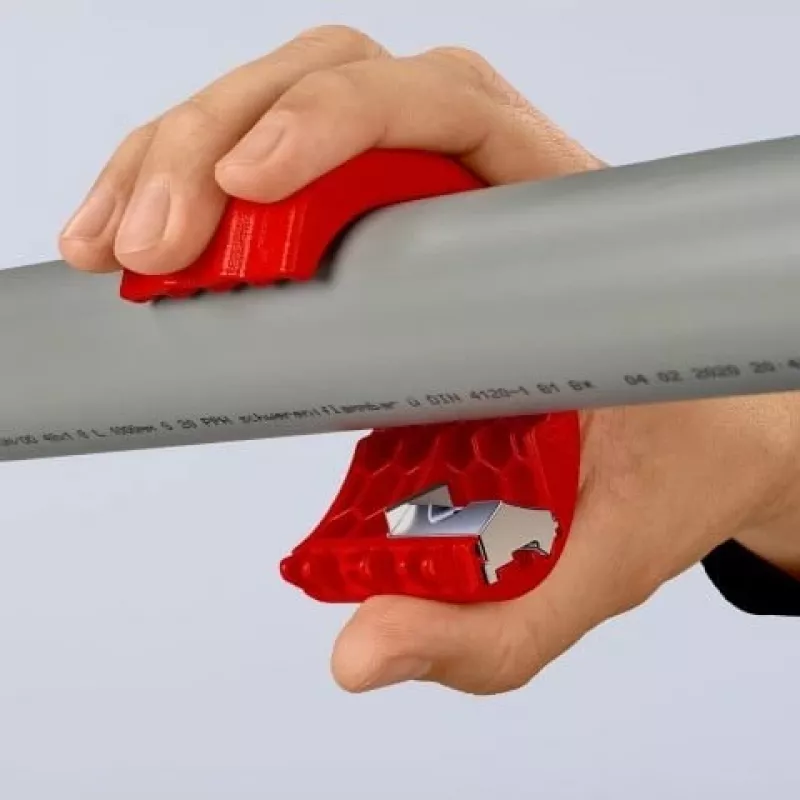 KNIPEX manueller Rohrschneider für PVC und Dichtmuffen