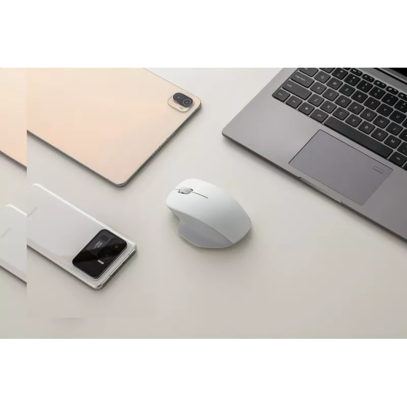 Kabellose Maus Xiaomi Maus Comfort Edition 2,4 GHz, ergonomisch, hochpräzise Nachführung, weiß