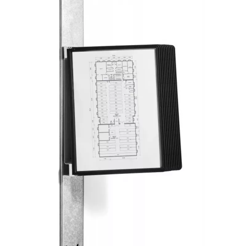 Dokumenten-Display-Karussell Wand Hochformat A4 Durable VARIO
