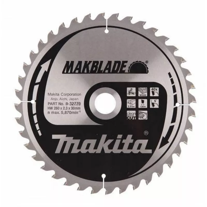 Makita MakBlade Kreissägeblatt 26 cm 1 Stück