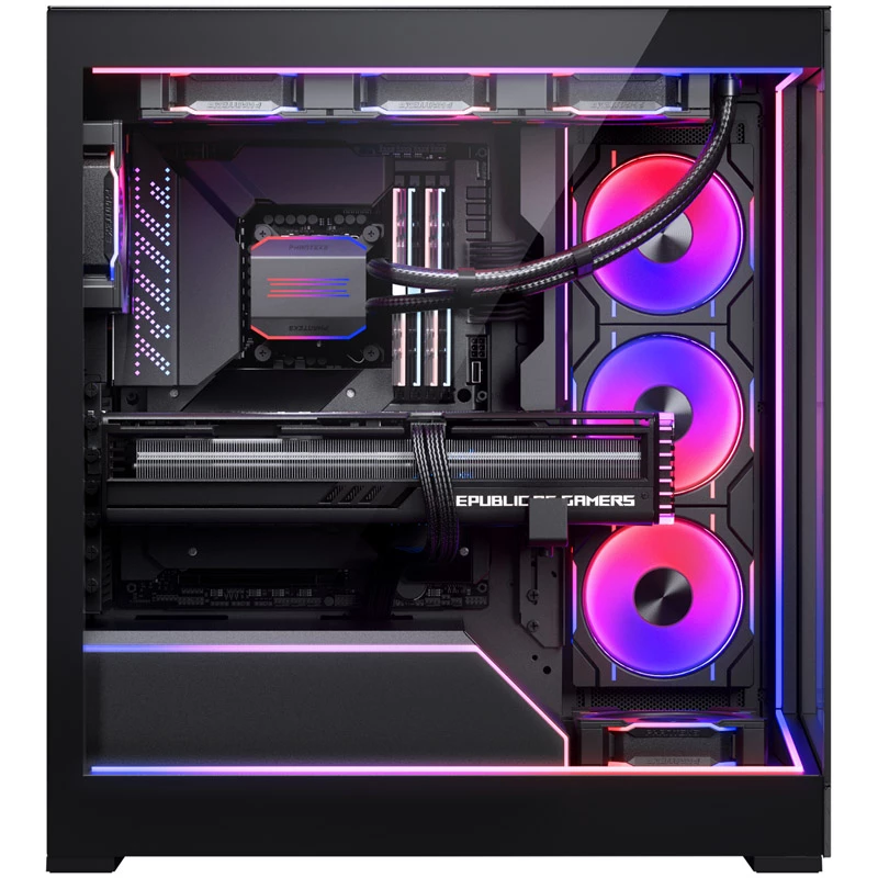 Phanteks NV5 Premium DRGB-Kit + Power Hub, 3x für Außenrahmen, 1x Motherboard-Kabelabdeckung - Schwarz