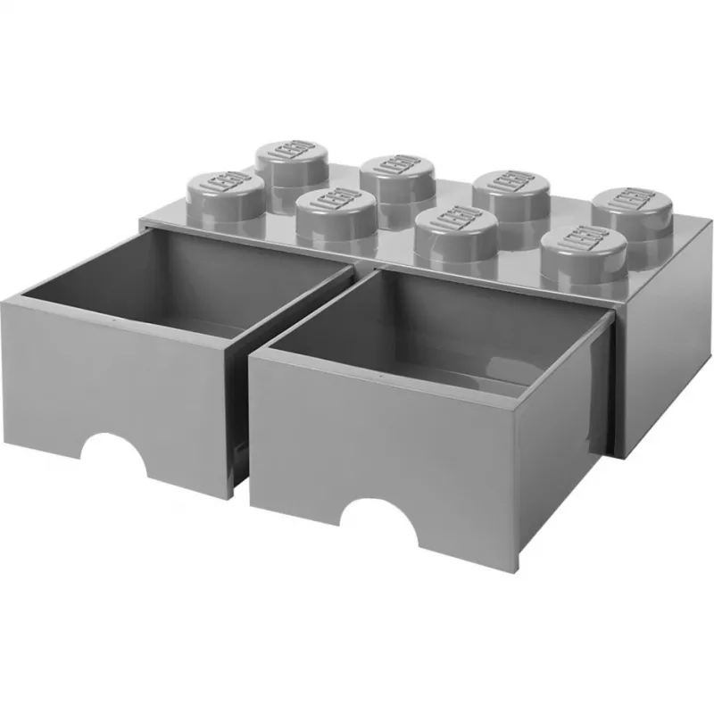 Room Copenhagen - LEGO Brick Drawers 8 - Grau (40061740) (40061740)