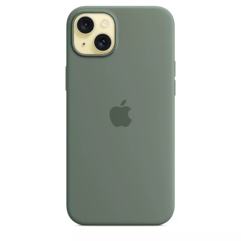 Apple iPhone 15 Plus Silikon Case mit MagSafe - Cypress