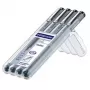 Fineliner Staedtler Pigment Liner 308 Schwarz 4 Stück