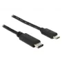 DeLOCK - USB-Kabel - 5-polig Micro-USB Typ B (M) - 24-polig USB Typ C (M) - 1,0 m (USB 3.1) - Schwarz (83602)