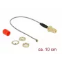Koaxialkabel DeLOCK 89832 0,1 m SMA Grau