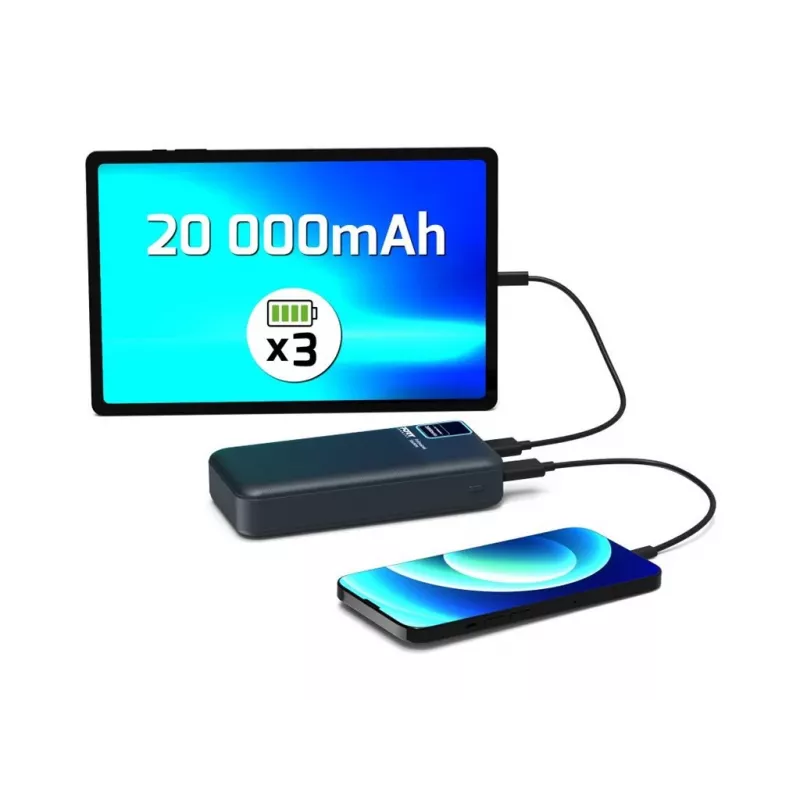 Portable Powerbank Port Designs 907002 20000 mAh Schnellladung