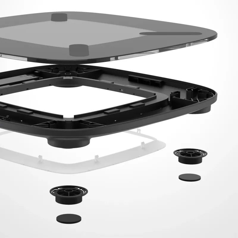 Körperanalyse-Waage HoMedics SCL-B200-BK3R
