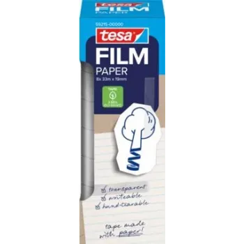 Tesa film Papierklebeband 33m 19mm 8 Rollen Turm (59215-00000-00)