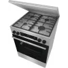 Gorenje GKS6C71XF Freistehender Herd mit Backofen Silber