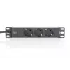 Aluminium-Steckdosenleiste Digitus DN-95411 3 Sicherheitssteckdosen 2 m