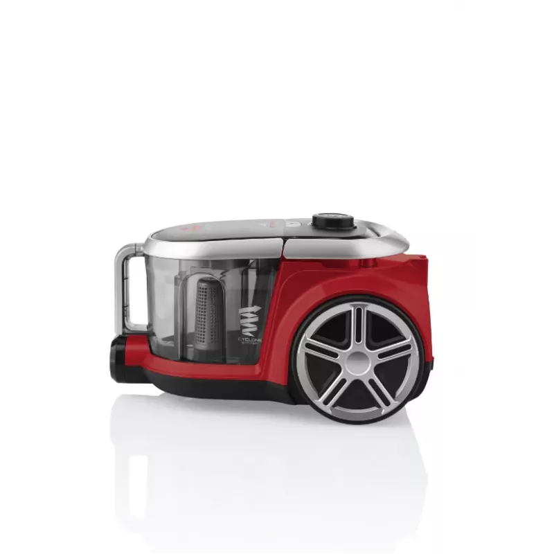 ETA | Staubsauger | ETA351790000 Stormy Turbo | Beutellos | Leistung 800 W | Staubkapazität 2,2 L | Schwarz/Rot
