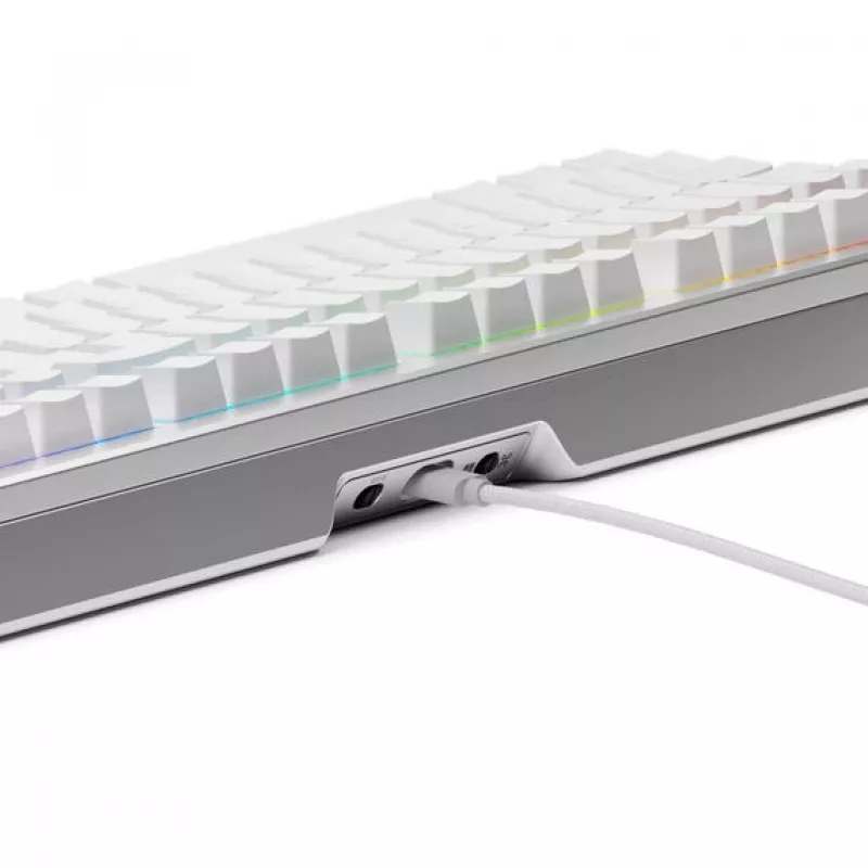 Mechanische Tastatur GLORIOUS GMMK 3 Pro 100% Pre-Built ANSI US-Layout, Fox-Switches, Silber
