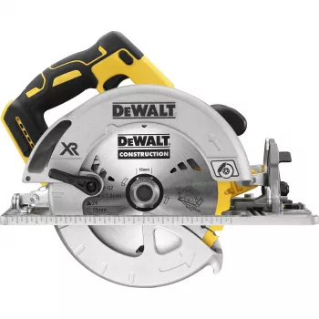 Kreissäge DeWALT DCS572NT — 18 V Li‑Ion, bürstenlos, 184 mm Sägeblatt, 58 mm Schnitttiefe (90°), 57° Neigung
