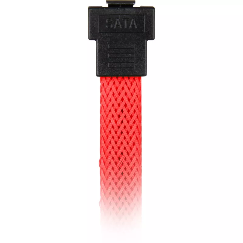 SATA-Kabel Sharkoon SATA 3 0,45m 7-polig Schwarz Rot