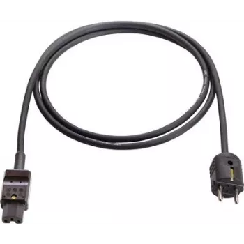Netzkabel AS Schwabe 70873, 2 m Länge, schwarz
