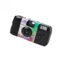 Einwegkamera Fujifilm Quicksnap Flash — 135 mm (32 mm Brennweite), 1/100 s Verschluss, eingebauter Blitz, Schwarz