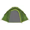 Coleman Dome Tent Darwin 4 Plus Schwarzout — 4-Personen-Tunnelzelt mit Vorraum, Dunkelgrün/Hellgrün