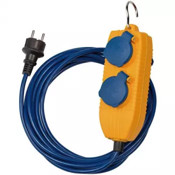 Power Extension Brennenstuhl 1161750020 5m 2 AC Outlets Indoor Blue Gelb