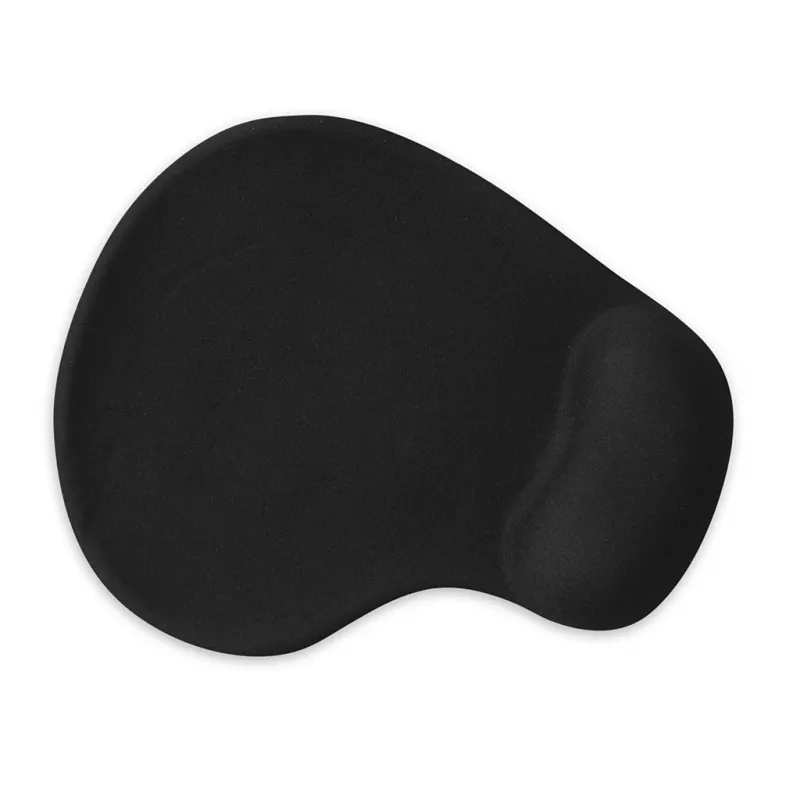 Mauspad IB0X IMP003 mit Handgelenkauflage, schwarz, 190×230 mm