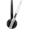 EPOS IMPACT DW Office ML - EU Headset Kabellos In-Ear, Kopfbügel, Nackenbügel Büro/Callcenter Ladestation Schwarz, Silber
