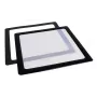 DEMCiflex Staubfilter 120 mm, quadratisch – Schwarz/Weiß