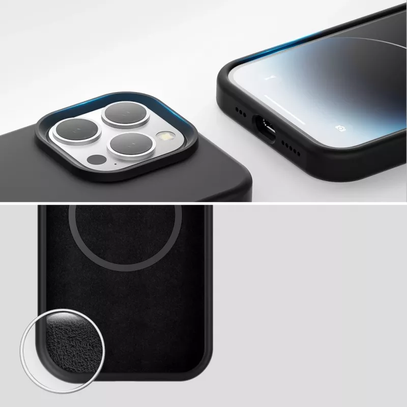 4smarts Silicone Case Cupertino für Apple iPhone 15 MagSafe-kompatibel
