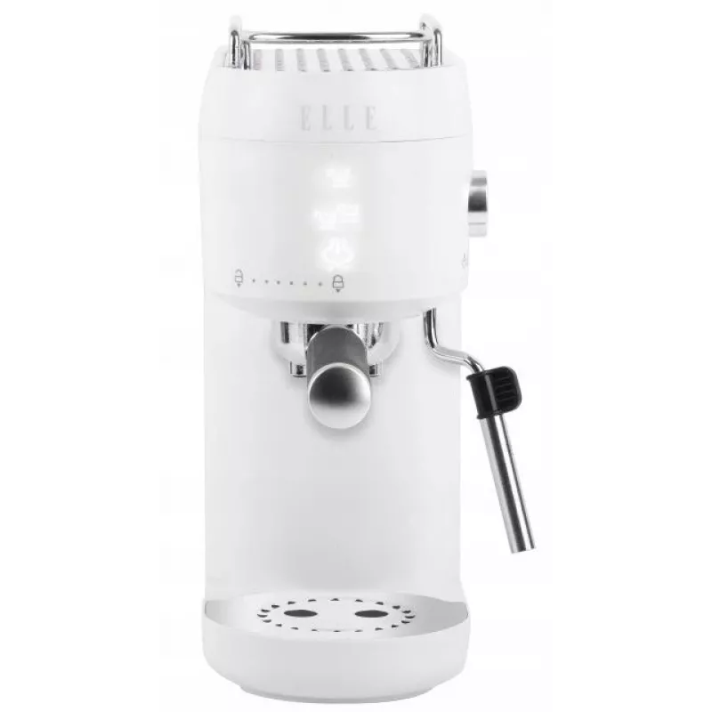 Kaffeemaschine Elle EKCMP801WHEU weiß – kompakte Haushaltskaffeemaschine mit Filter-/Espresso-Optik