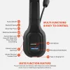 Audiocore 74452 Bluetooth-Headset Kopfhörer Geräuschunterdrückung Mikrofon Call Center Google Siri Büro kabellos