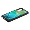 Schutzhülle iKins für Samsung Galaxy S20 — Design Schwarz Water Lilies