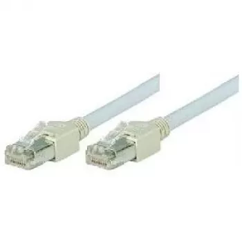 Tecline exertis Connect - Patch-Kabel - RJ-45 (M) zu RJ-45 (M) - 1 m - Foiled Unshielded Twisted Pair (F/UTP) - CAT 5e - Halogenfrei - Grau (72701)