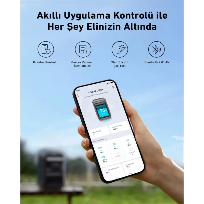 Anker SOLIX C300X tragbare Powerstation 7 Lithium-Eisenphosphat (LiFePO4) 90000 mAh