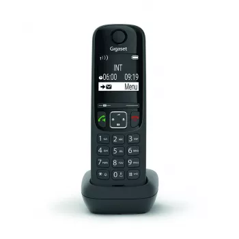 Analog/DECT-Telefon Gigaset AS690HX Schnurloses Mobilteil Rufnummernanzeige Schwarz