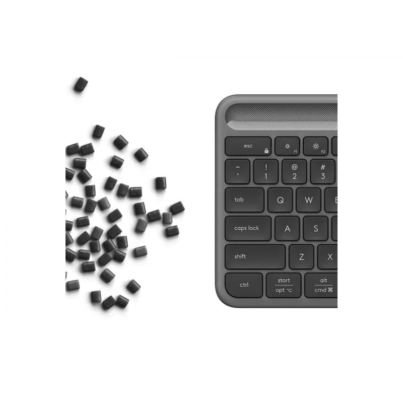 Logitech Signature schlank Solar+ K980 wireless Tastatur, graphite