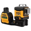 Laser-Wasserwaage DeWalt DCE089D1G18-QW grüner Strahl selbstnivellierend 360° mit Empfängerkompatibilität
