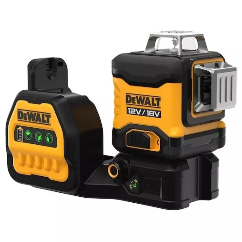 Laser-Wasserwaage DeWalt DCE089D1G18-QW grüner Strahl selbstnivellierend 360° mit Empfängerkompatibilität