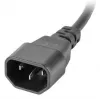 Lanberg Power Distribution Unit (PDU) 19 1U 10A 2m 5x Schuko-Ausgänge Schwarz C14